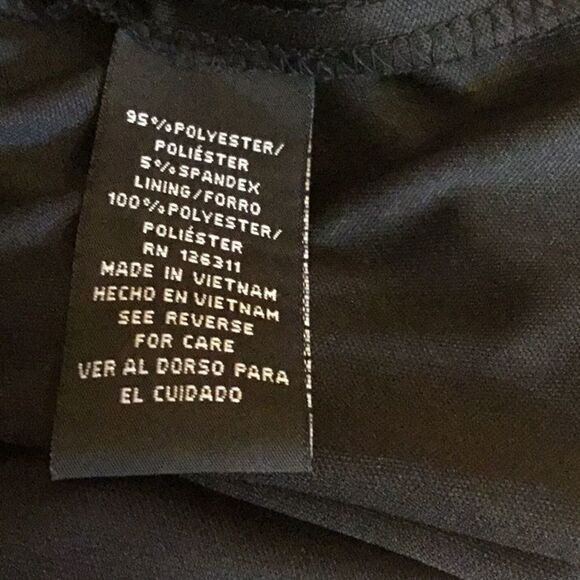 V neck dress in size 6 by RONNI NICOLE in black & tan - Picture 12 of 13